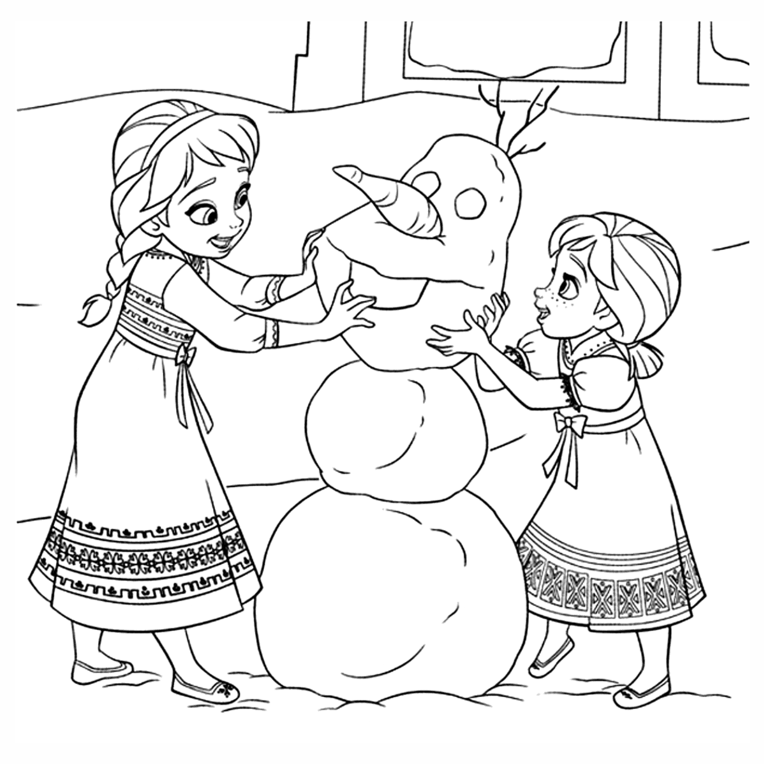 Melhor Desenho de colorir FILME FROZEN 2, Filme de Animação infantil