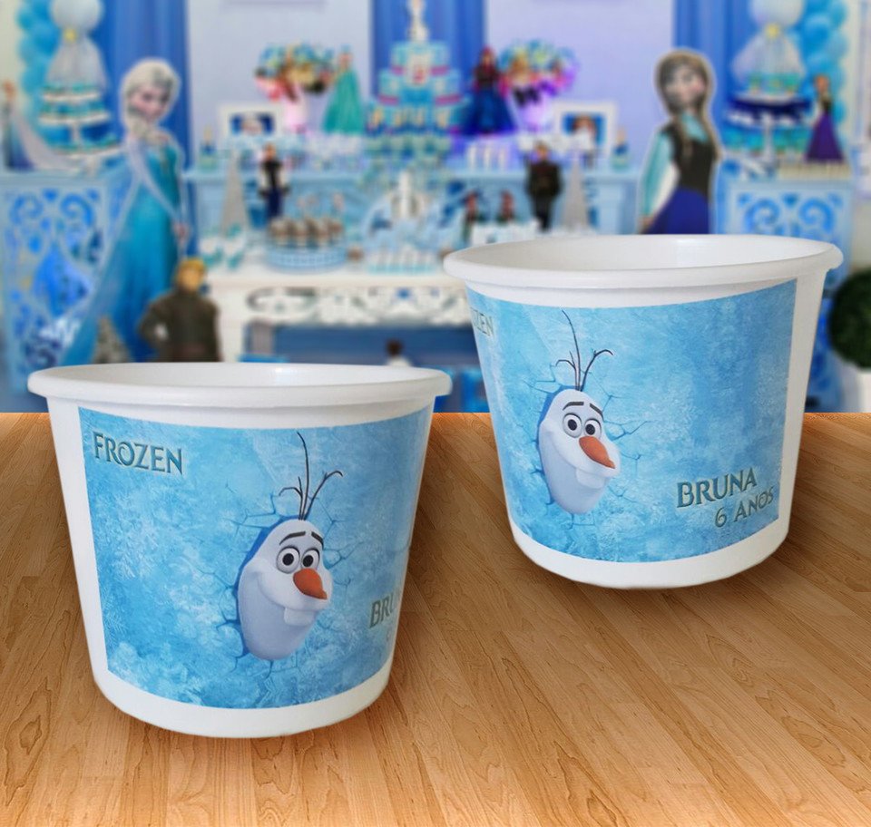 Festa Infantil Frozen 60 Peças +brindes